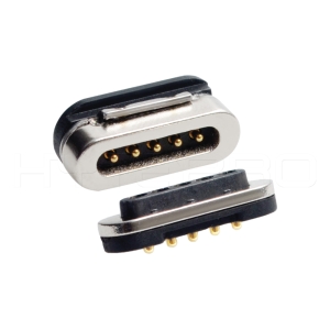 Pogo 5pin magnetic electrical connector M425P