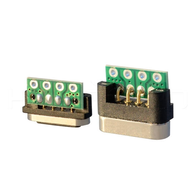 Connettore pcb magnetico inverso a 4 pin M417R