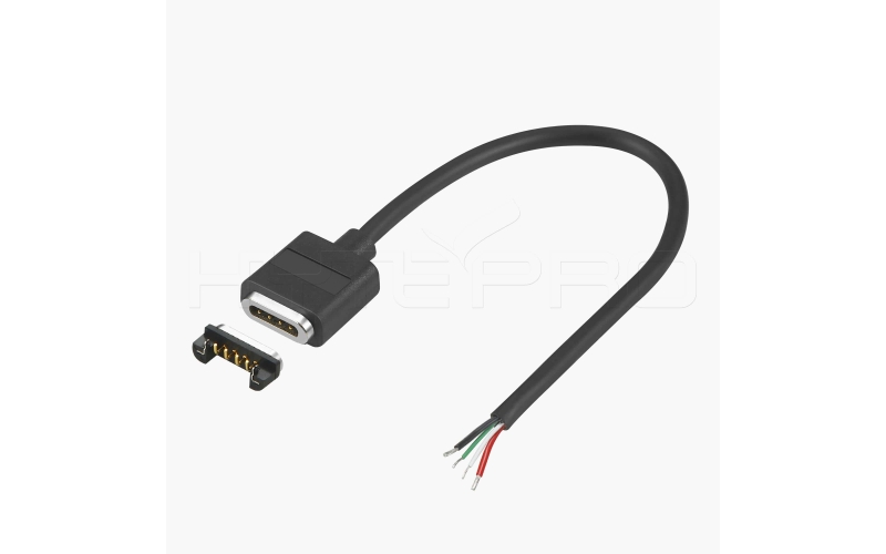 4 Pins Magnetic Charging Cable Male Connector With Data Sync 5509