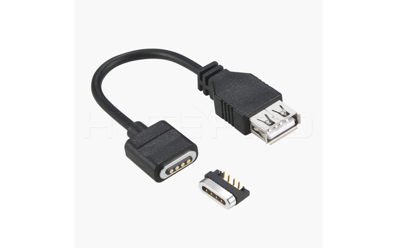 4 Pins Magnetic Charging Cable Male Connector With Data Sync 3966